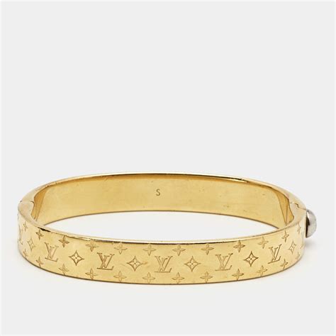 louis vuitton monogram cuff bracelet